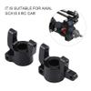 RC Steering Knuckle, Durable Metal Front Hub for Axial SCX10 II, RC Car Upgrade Accessories (Black) view 3