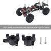 RC Steering Knuckle, Durable Metal Front Hub for Axial SCX10 II, RC Car Upgrade Accessories (Black) view 4