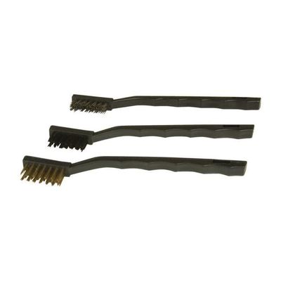 Performance Tool 6.7 in. Auto Detail Brush 3 pk Stiff