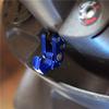 ShineBear Fittings Foldable Motorcycle Hook CNC Aluminum for Honda Yamaha Kawasaki Suzuki Aprilia Scooter Rsz Jog Cygnus Force - (Color: Grey) view 4