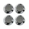 X AUTOHAUX 68mm Car Wheel Tyre Center Hub Caps Cover w/Carbon Fiber Pattern Sticker 4pcs view 1