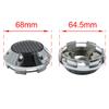 X AUTOHAUX 68mm Car Wheel Tyre Center Hub Caps Cover w/Carbon Fiber Pattern Sticker 4pcs view 2