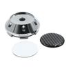 X AUTOHAUX 68mm Car Wheel Tyre Center Hub Caps Cover w/Carbon Fiber Pattern Sticker 4pcs view 3