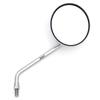 4into1 Universal Round Chrome Mirror - Early Style - Motorcycle/ATV - 10MM x 1.25 - Compatible with Honda Kawasaki Suzuki view 1