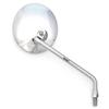 4into1 Universal Round Chrome Mirror - Early Style - Motorcycle/ATV - 10MM x 1.25 - Compatible with Honda Kawasaki Suzuki view 2