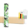 24"x60" (2FTx5FT) Green Morning Wood Camouflage Morning Wood Green Viny Wrap Sticker Sheet Film DIY Decal Car Auto Vehicle Motorcycle Air Release Bubble Free with Tool Kit view 1