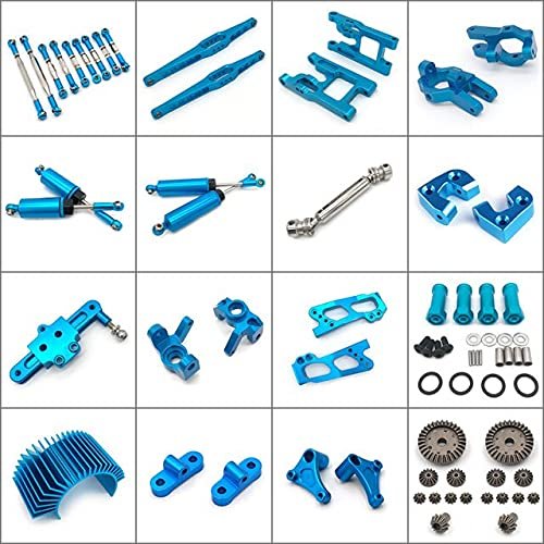 ShineBear 12428 Upgrade Parts Desert Falcon Universal Vendor Kit Full Upgrade Parts Transmission Shaft Heat Sinks Base C Gear Rear - (Color: 12428-ALL)