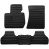 FH Group FM12024-BLACK Custom Fit Heavy Duty Faux Leather Black Automotive Floor Mats Liners Anti-Slip Backing for 2011-2019 BMW 3 Series Sedan view 1