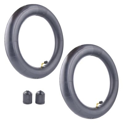 RUTU 12.5x2.75 Inner Tubes Set - Heavy Duty Inner Tubes Replacement for Electric Dirtbike, Scooter, Kids Bicycle, Stroller - Angled Copper Valve, Butyl Rubber, Fits 8.5" Rim - 2-Pack