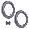 RUTU 12.5x2.75 Inner Tubes Set - Heavy Duty Inner Tubes Replacement for Electric Dirtbike, Scooter, Kids Bicycle, Stroller - Angled Copper Valve, Butyl Rubber, Fits 8.5" Rim - 2-Pack view 1