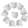 Amarine Made 10Pcs Recessed Drop in Plastic Cup Drink Can Holder with Drain for Boat Car Marine Rv (White) view 1