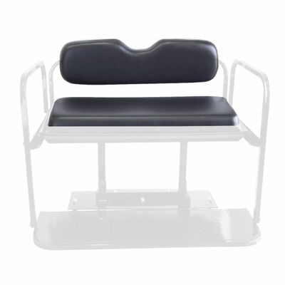 GTW Universal Golf Cart Rear Seat Replacement Cushions | Black | Designed to Replace GTW MACH1, MACH2, and MACH3 Rear Seat Cushions for Club Car, EZGO, Yamaha