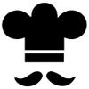 French Chef Hat - Sticker Graphic - Auto, Wall, Laptop, Cell, Truck Sticker for Windows, Cars, Trucks view 1