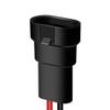 UTSAUTO 2Set 9005 9006 H10 Wire Connectors Female & Male Adapter Wiring Harness Sockets Wire 12V for Headlights Fog Lights view 3