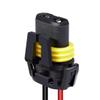 UTSAUTO 2Set 9005 9006 H10 Wire Connectors Female & Male Adapter Wiring Harness Sockets Wire 12V for Headlights Fog Lights view 4