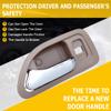 OCPTY Door Handle Interior Rear Driver Left Side Replacement fit 1994-1997 for Honda for Accord Inside Door Handle Beige view 3