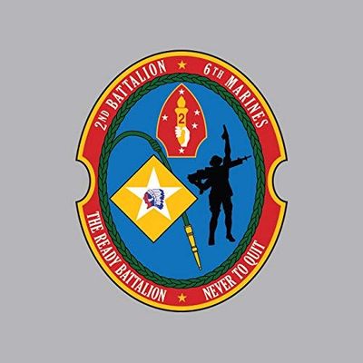 2nd Battalion 6th Marine Regiment Sticker Vinyl Decal Sticker Made in USA