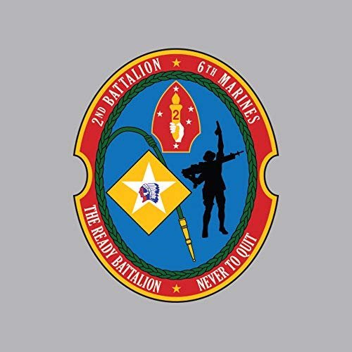 2nd Battalion 6th Marine Regiment Sticker Vinyl Decal Sticker Made in USA