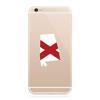 2X - Alabama State Shaped Flag Cell Phone Sticker Self Adhesive Vinyl Decal Sticker AL Vinyl Made in USA view 1