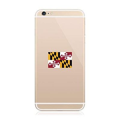 2X - Maryland Flag Cell Phone Sticker Die Cut Decal Vinyl Made in USA
