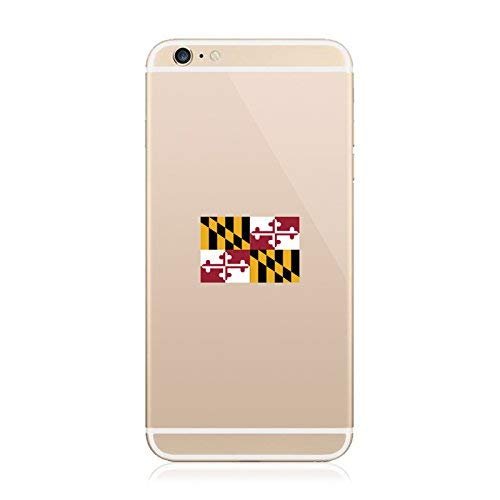 2X - Maryland Flag Cell Phone Sticker Die Cut Decal Vinyl Made in USA