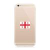 2X - Georgian Flag Cell Phone Sticker Decal Vinyl Made in USA view 1