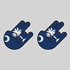 Two Pack South Carolina Shocker Sticker Die Cut Decal Adhesive Vinyl South Carolinian SC Made in USA view 1