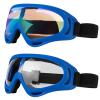 LJDJ Motorcycle Goggles - Glasses Set of 2 - Dirt Bike ATV Motocross Anti-UV Adjustable Riding Offroad Protective Combat Tactical Military Goggles for Men Women Kids Youth Adult view 1