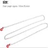 Dilwe RC Car Tow Hook Trailer Chain Set, RC U Shaped Tow Hook Trailer Chain Assemble Parts for RC Climbing Crawler Car Upgrade Part view 2