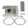 Asaki Piston Kit Compatible with Yamaha Outboard 30 hp pisto 61N-11635-00 Oversize 0.25 with Piston Ring view 3