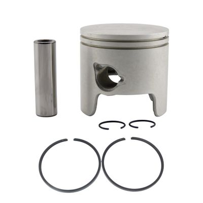 Asaki 688-11636-03 Oversize 0.50 Piston Kit Replacement for Yamaha 48 55 75 85 HP Outboard 1993-2000