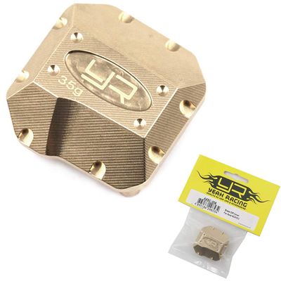 Yeah Racing Brass Diff Cover for Axial SCX10 II (1)