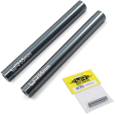 Yeah Racing Threaded Aluminum Link Pipe 6X55mm (2pcs) Gunmetal