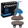 Sixity Q6 Organic Brake Pads FA306 Front Replacement Kit Full Complete view 1