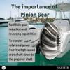 69W-45551-00 13T Pinion Gear Replacement For Yamaha 50HP 60HP 4-Stroke Outboard 2002 And Later view 4