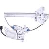 For Oldsmobile Alero Pontiac Grand Am Rear Right Passenger Side Window Regulator w/Motor - BuyAutoParts 17-00211AN New view 1