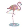 Applicable Pun Shiny Pink Flamingo - Fractal Hologram Vinyl Decal 6 inch view 1