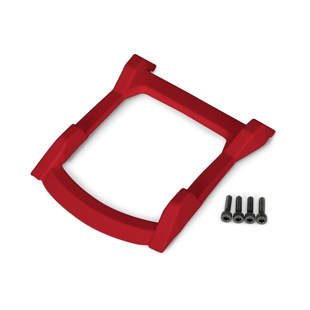 Traxxas 6728R - Skid Plate, roof (Body) (red)/ 3x12mm CS (4)