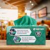 Arkwright Smart Rags Microfiber Cleaning Cloths, Pack of 50 in a Box, Lint Free 180 GSM Reusable Towels for Auto, Office and Household Cleaning, 12 x 12 in, Green view 4