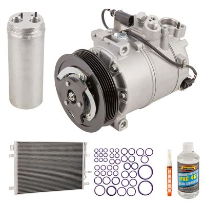 For Audi A4 Quattro 2008 A/C Kit w/AC Compressor Condenser Drier - BuyAutoParts 60-89925CK New