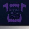 Dark Spark Decals Definitely Not A Mimic Jaws 12 inch Purple Indoor Outdoor Vinyl Decal view 2