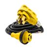 Superior Electric RVA1583 RV Extension Cord 10AWG/3-50 Amp Male NEMA 14-50P to 30 Amp Female NEMA L5-30R, Length 25ft view 1