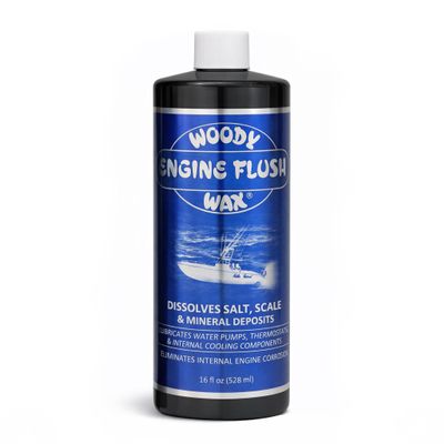 Woody Wax Engine Flush Refill, Internal Cooling System Treatment for Outboards, Inboards & Jet Skis, Engine Flush Concentrate Dissolves Salt & Scale while Lubricating Water Pumps & Thermostats, 16 Oz