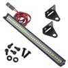 ShareGoo Super Bright 36 LED Light Bar Metal Roof Lamp Lights 150mm/5.9" Compatible with Traxxas TRX-4 90046 D90 Axial SCX10 1/10 RC Rock Crawler Climbing Car Truck,L Shape Brackets view 3