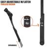 BV Bike Kickstand - Mountain Bike Kick Stand for 24-29" Bicycles - Adjustable Length, Non-Slip Sole, Aluminum Alloy Material - Black Bicycle Kickstand view 4