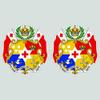Magnet Two Pack Tongan Coat of Arms Magnetic Vinyl Car Magnet Bumper Sticker view 1