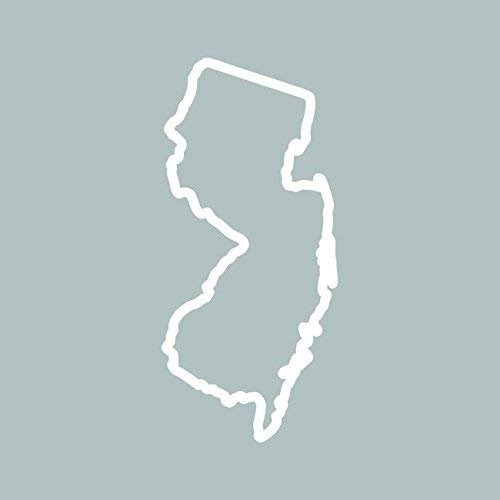Magnet New Jersey Outline Magnetic Vinyl NJ Car Magnet Bumper Sticker
