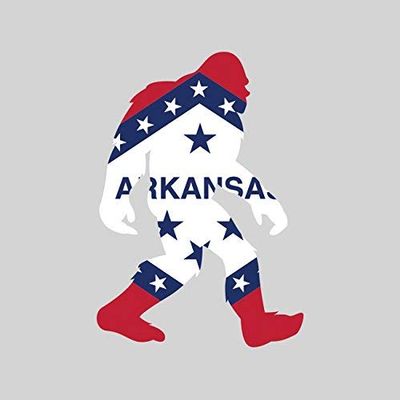 Magnet Arkansas Bigfoot Magnetic Vinyl AR Big Foot Sasquatch yeti Car Magnet Bumper Sticker