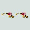 KW Vinyl Magnet Two Pack Maryland State Shaped Flag Sitcker MD Car Magnet Bumper Sticker view 1