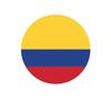 ION Graphics Magnet Round Colombian Flag Magnetic Vinyl Colombia COL CO 5" Car Magnet Bumper Sticker view 1